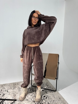 Spodnie QUEEN czekolada