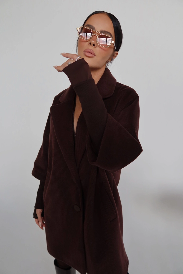 Płaszcz ETERNAL czekolada