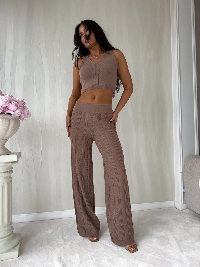 Spodnie SAMIRA - mokka