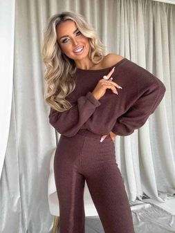 Komplet ANGEL – czekoladowy