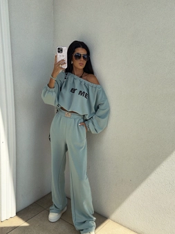 Bluza UNDER – szałwiowa