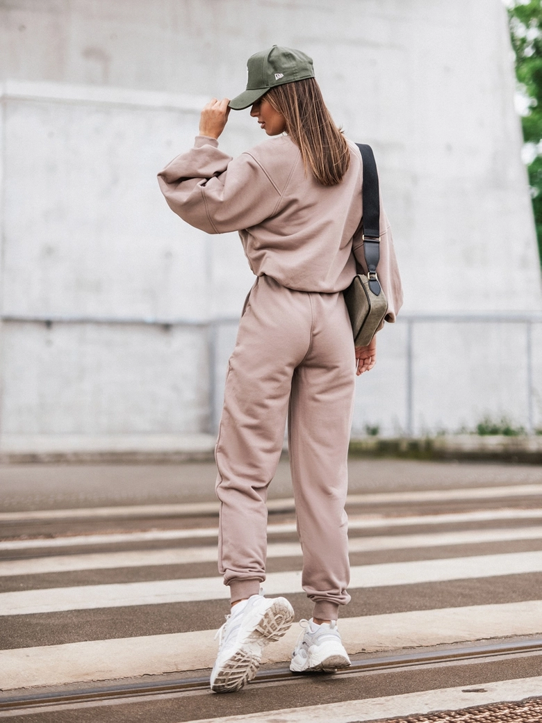 Bluza dresowa beżowa Roxie CY472