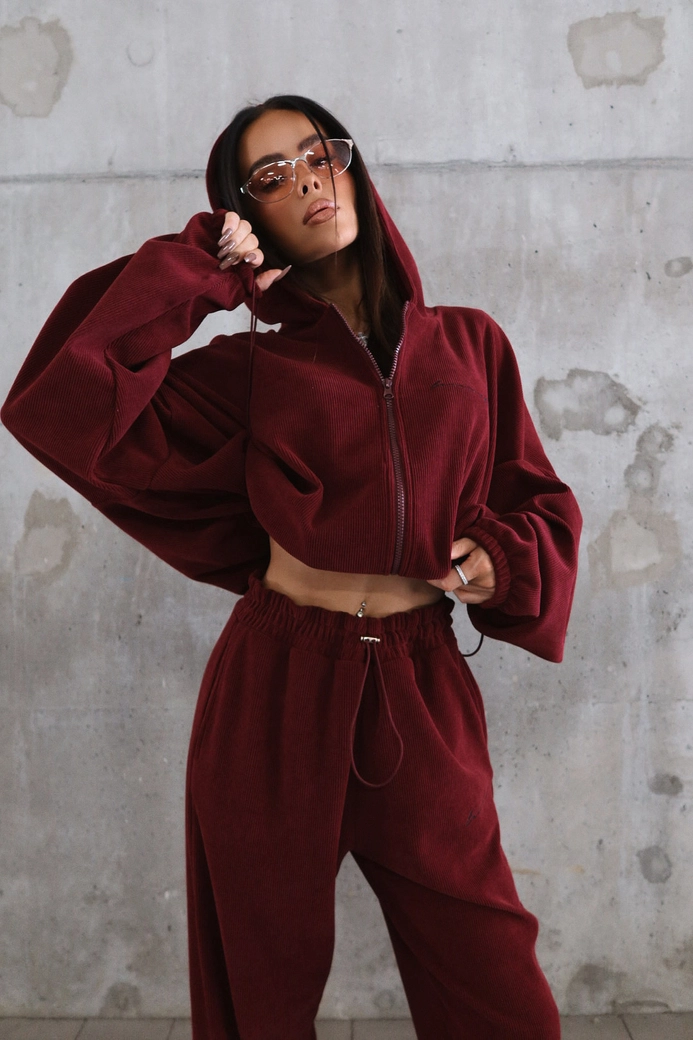 Bluza THEME bordo