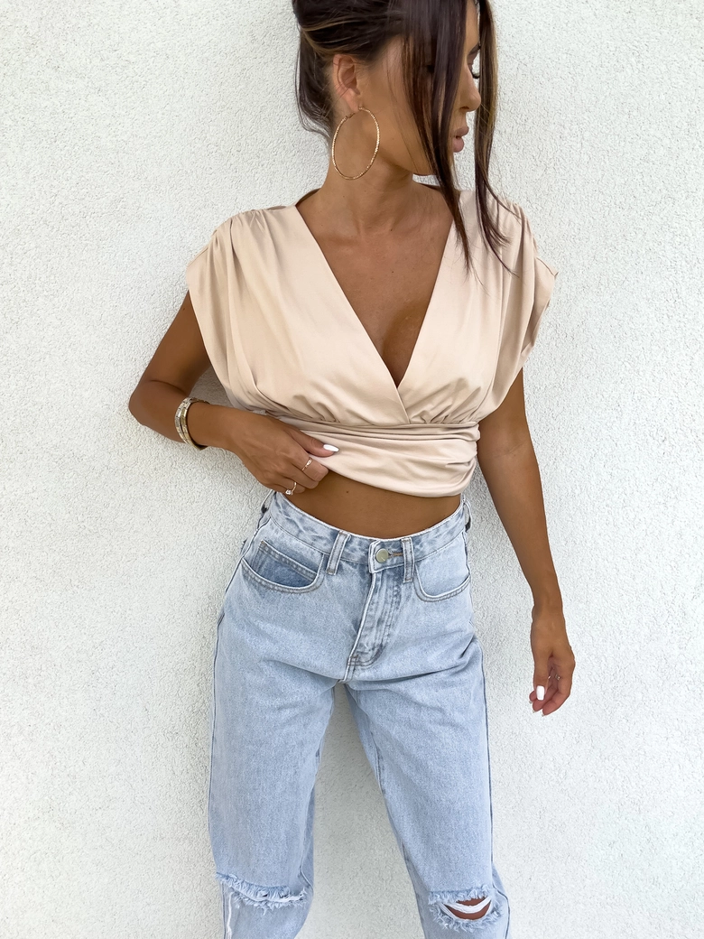 Bluzka VIBE - beżowa C16550