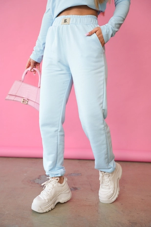 Spodnie damskie BG Version | błękit