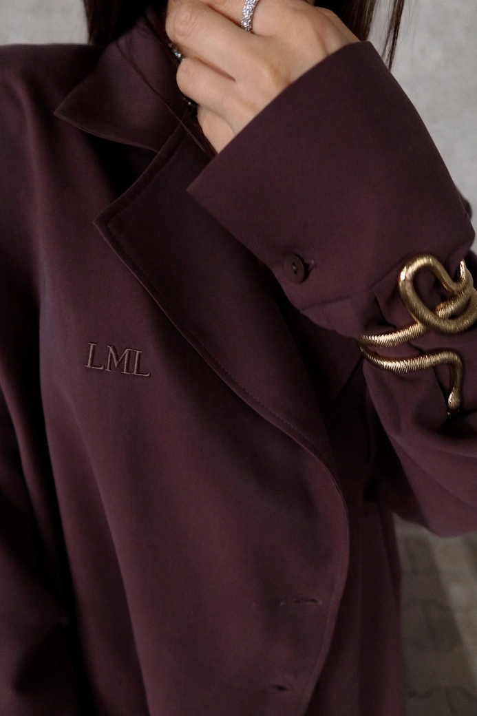 Komplet AFFECT czekolada