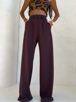 Spodnie SIMPLE - czekoladowe