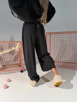 Spodnie NUIT srebrne