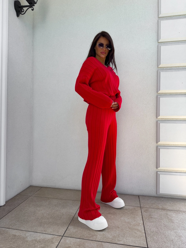 Komplet CANDICE – czerwony