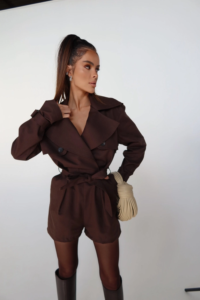 Kombinezon COURT czekolada