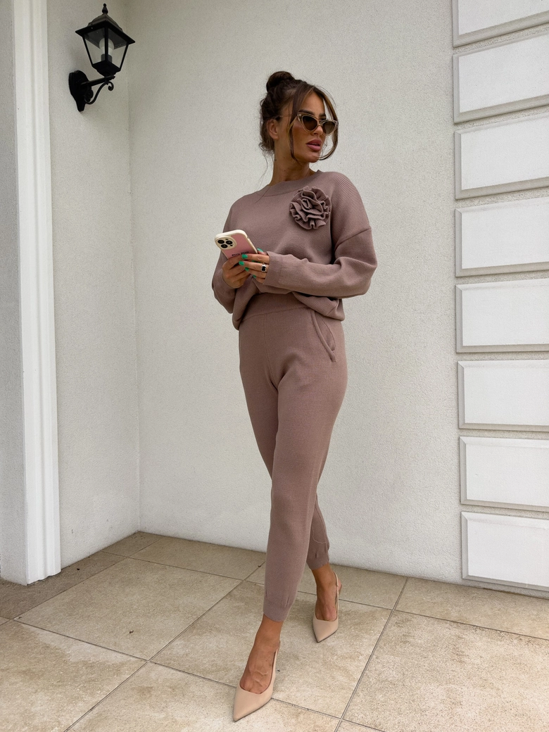 Komplet DELANI LONG – mokka N16589