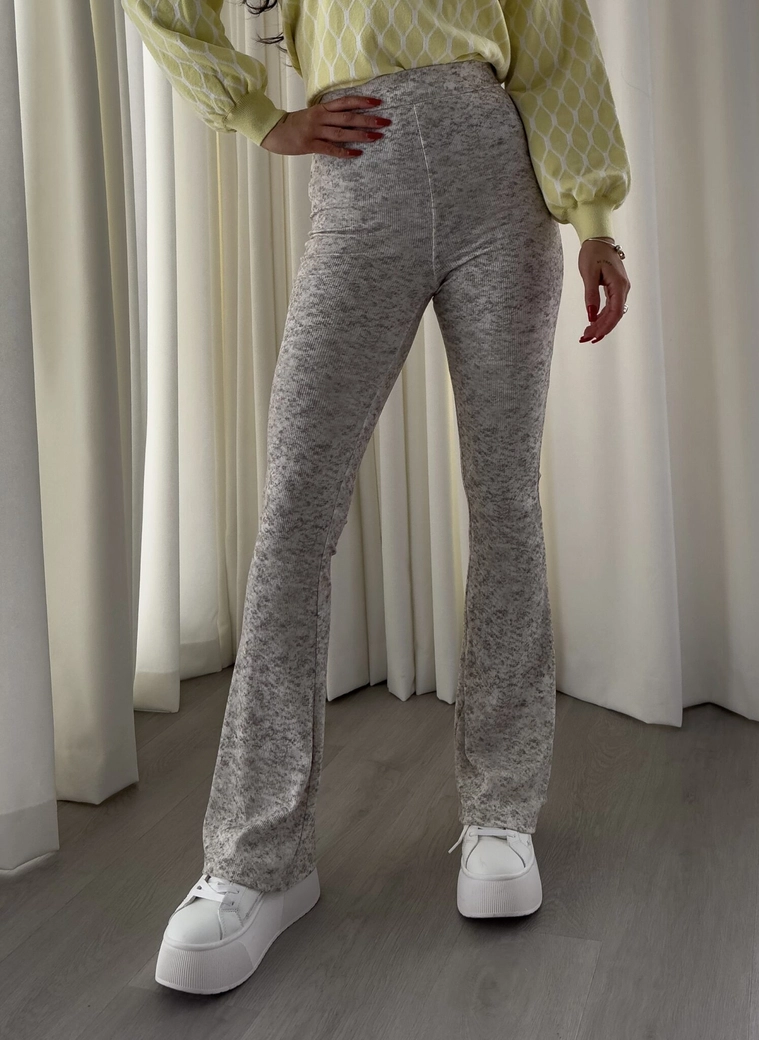 Legginsy DZWONY - prążkowane