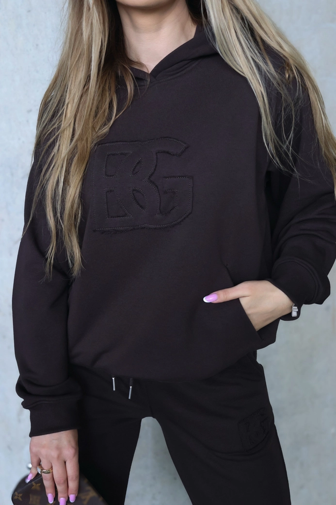 Dres damski BG Matchy | gorzka czekolada