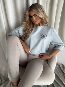 T-SHIRT PREMIUM - szałwiowy