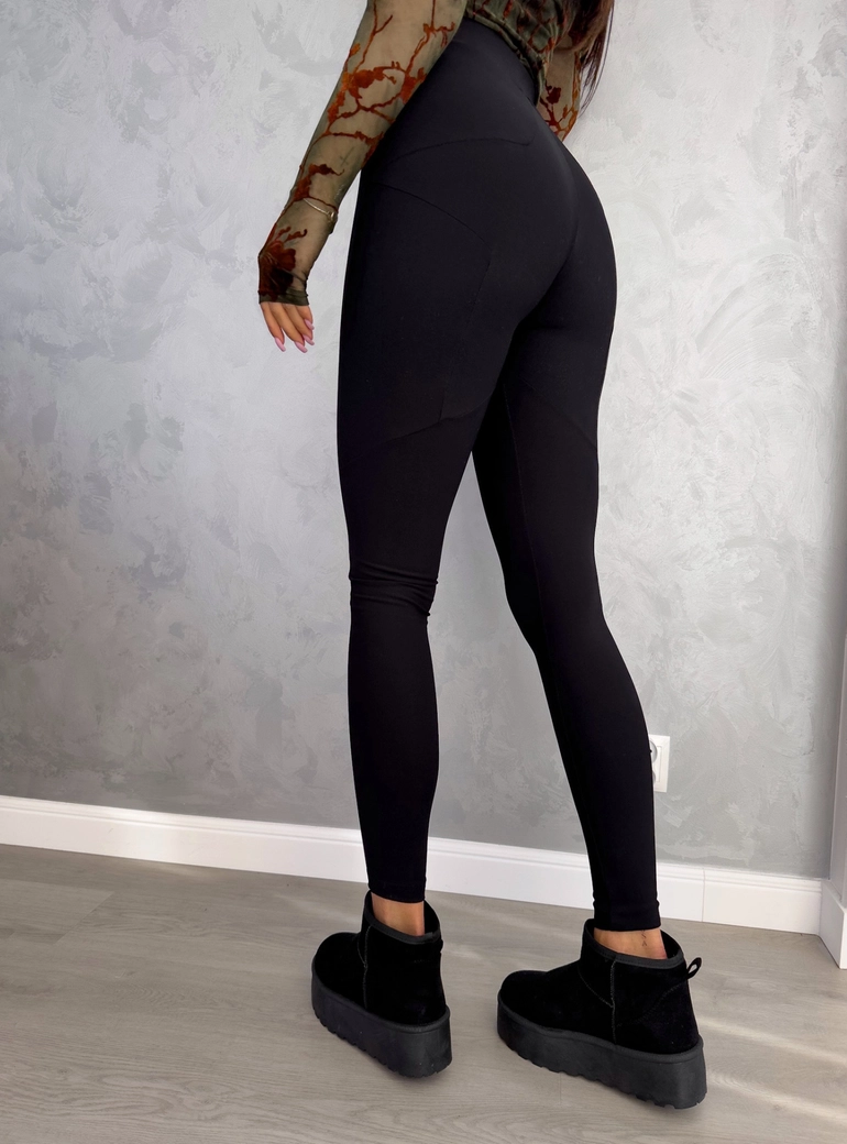 Legginsy FIT logo - czarne G18271