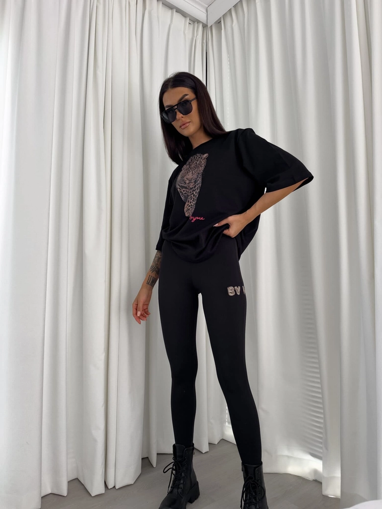 Legginsy WOW - czarne