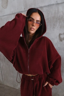 Bluza THEME bordo
