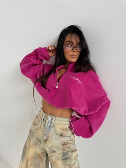 Bluza WARM UP fuksja