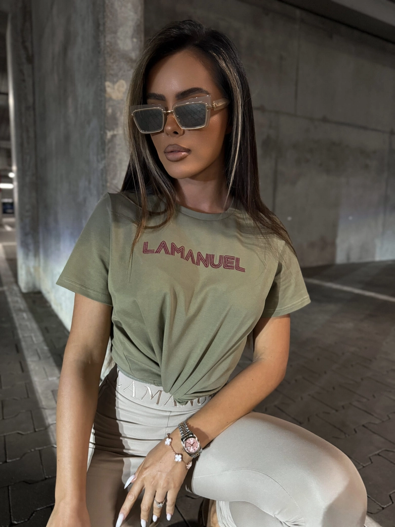 Tshirt EASY ON khaki C16191