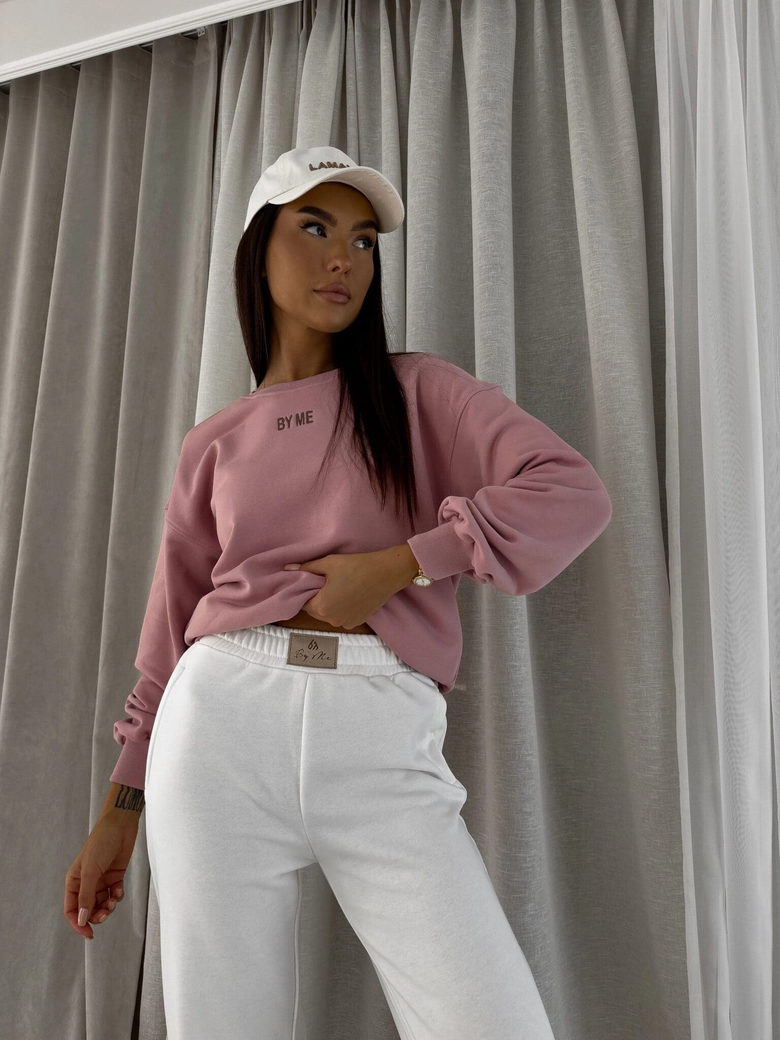 Bluza COTTON - brudny róż