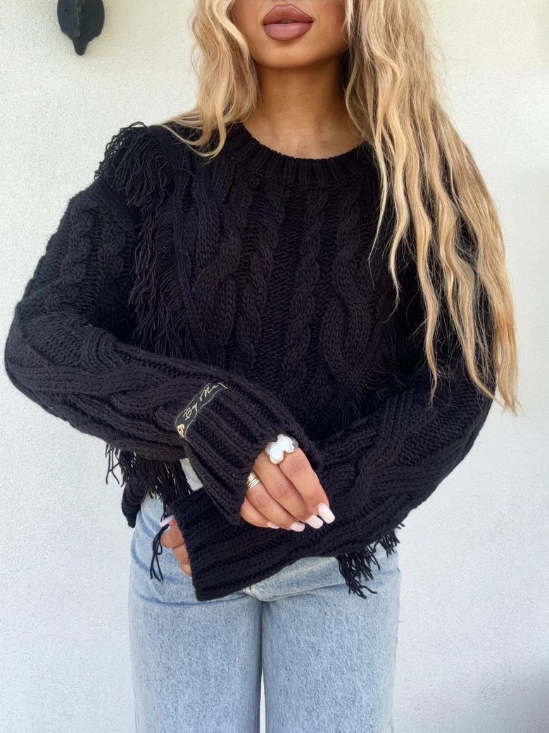 Sweter INDIANA - czarna