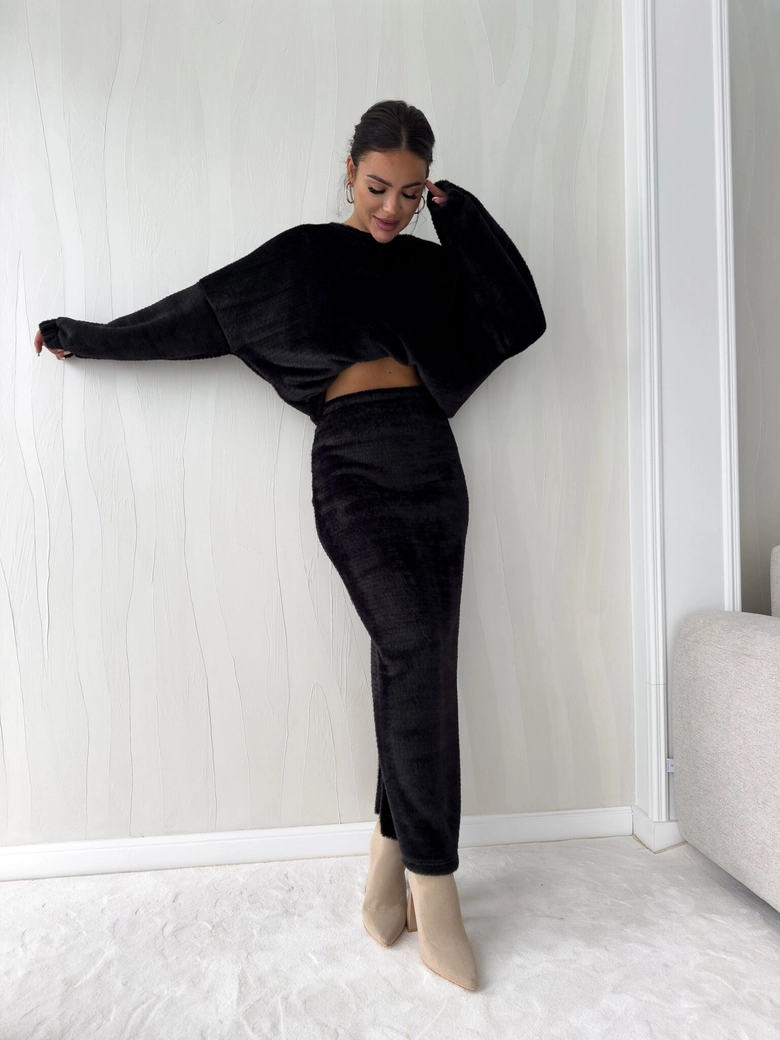 Komplet WINTER - czarny N19023