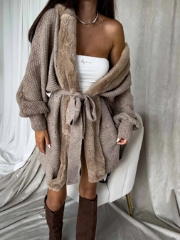 Kardigan DREAM - mokka