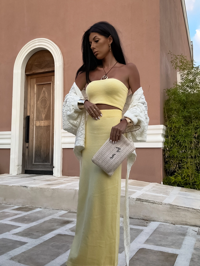 Komplet MEDUSA - żółty