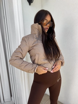 Kurtka VESTE – mleczna czekolada