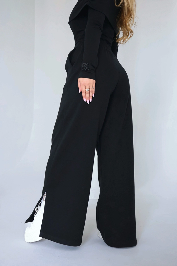 Spodnie damskie BG Fancy | czarny