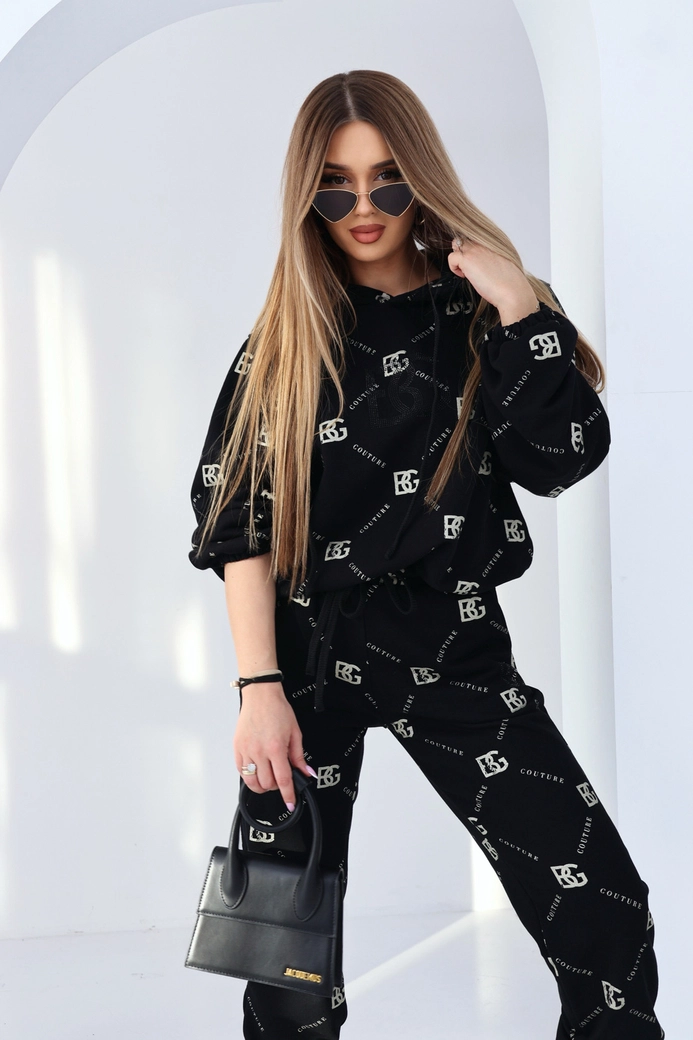 Dres damski BG Holo | czarny-złoty