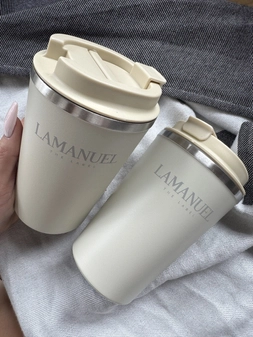 Kubek termiczny POURED beż