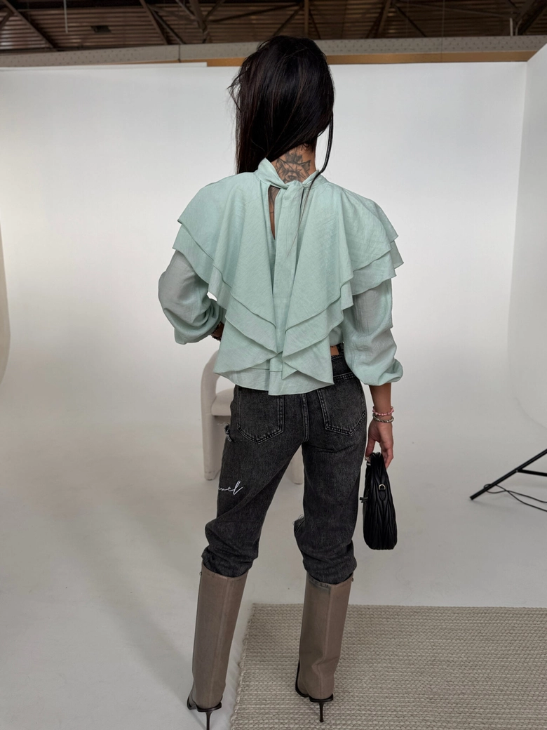 Koszula QUEEN szałwia