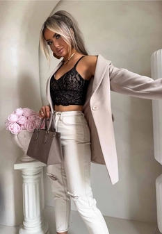 Marynarka LONG – beżowa