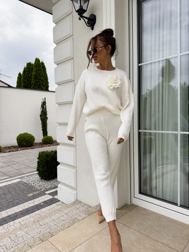 Komplet DELANI LONG – ecru N16588