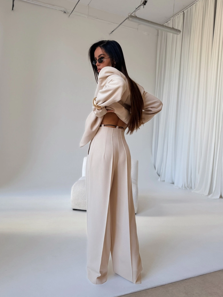 Spodnie BUSINESS beż