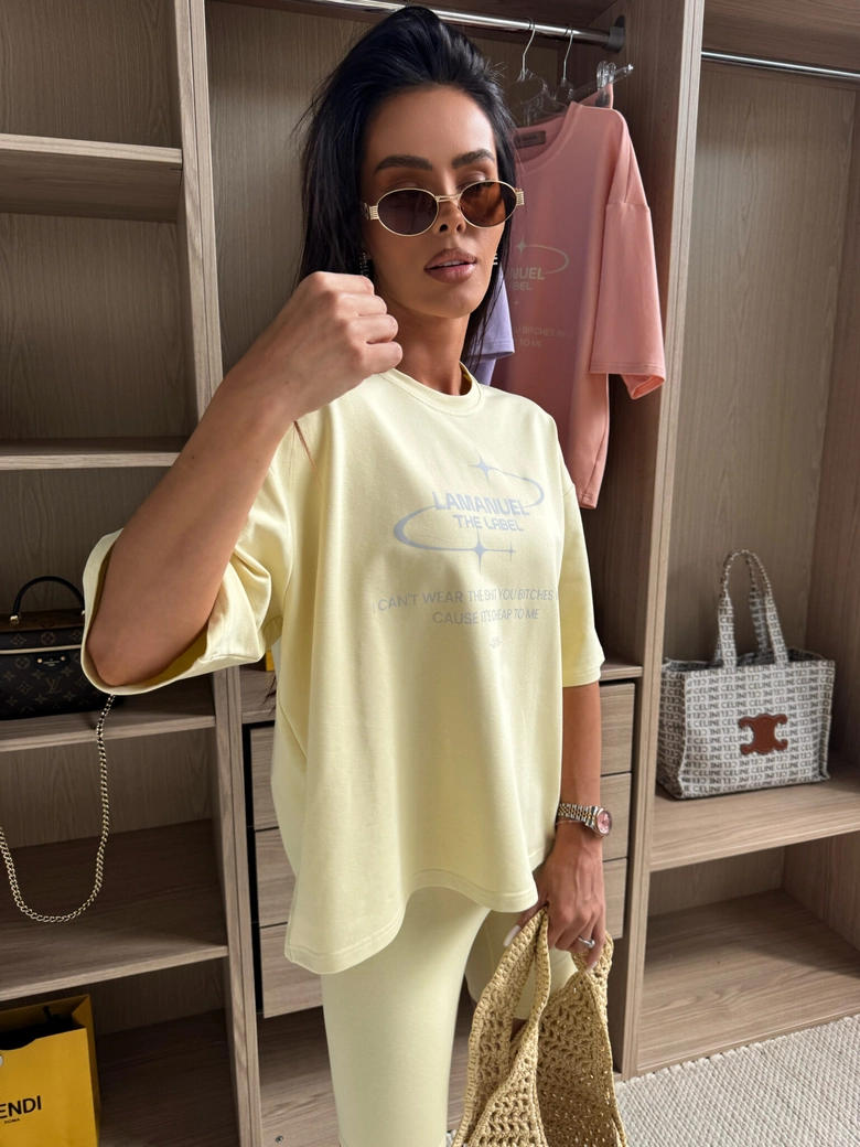 Tshirt BURST żółty