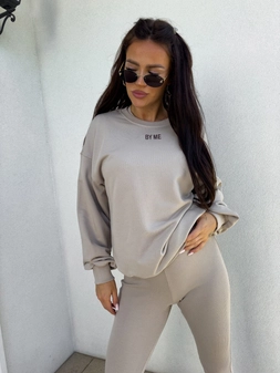 Bluza COTTON - taupe