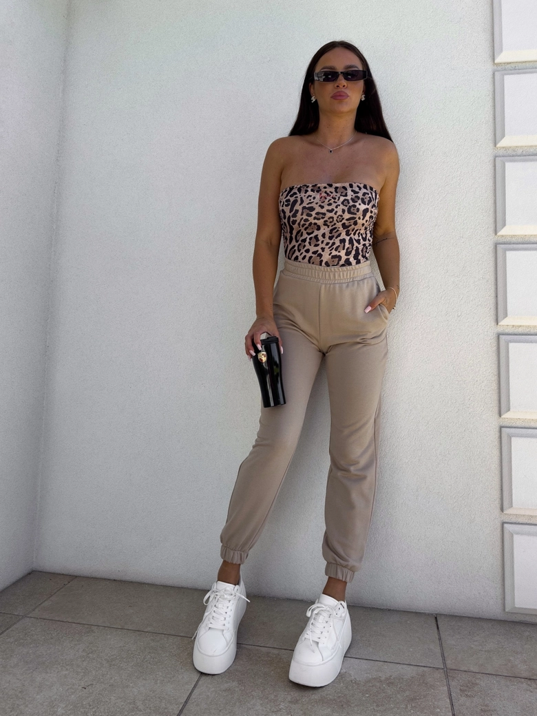 Spodnie dresowe CLASSIC - jasny beż