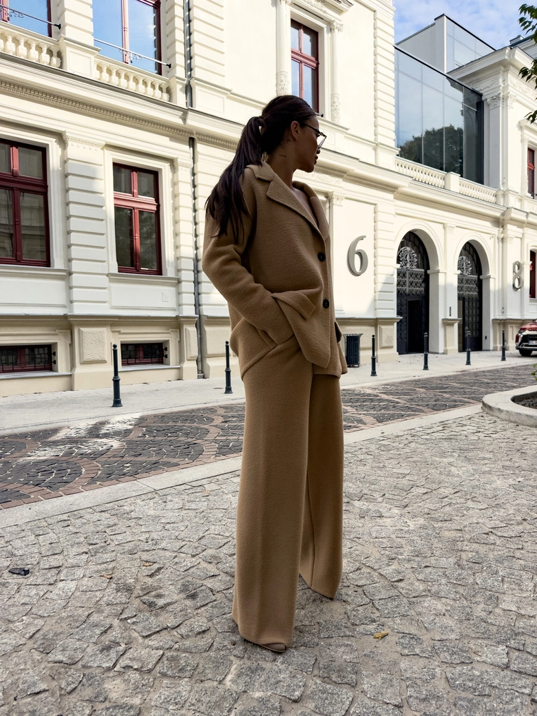 Komplet MARTINEZ – ciemny beż N17402