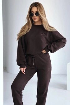 Spodnie damskie BG Brand | gorzka czekolada