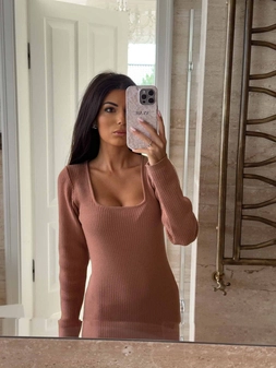 Sukienka COYA - carmel