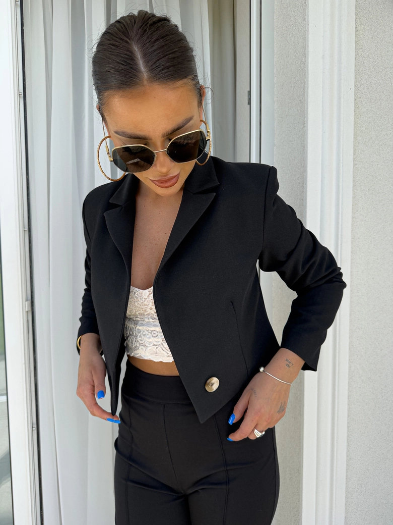 Marynarka SLIM - czarna