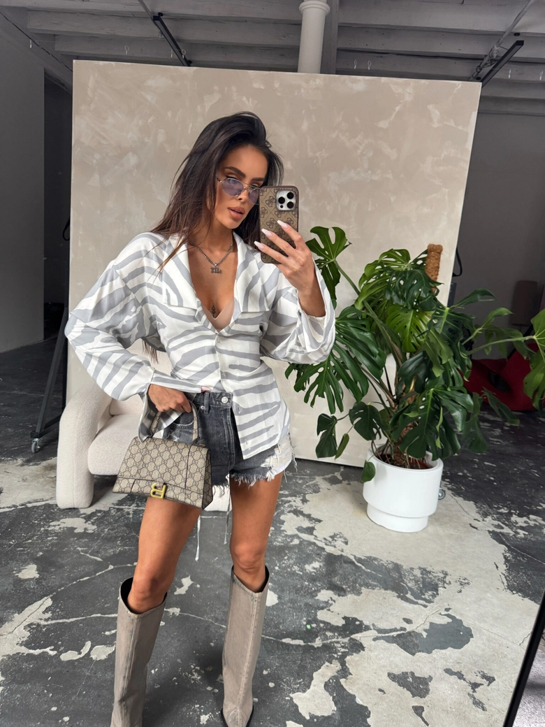 Koszula SAVANNA szara