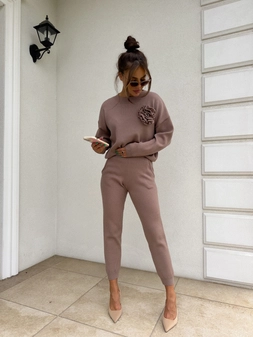 Komplet DELANI LONG – mokka N16589