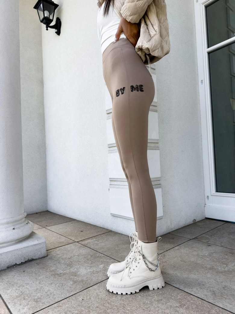 Legginsy WOW - beżowe