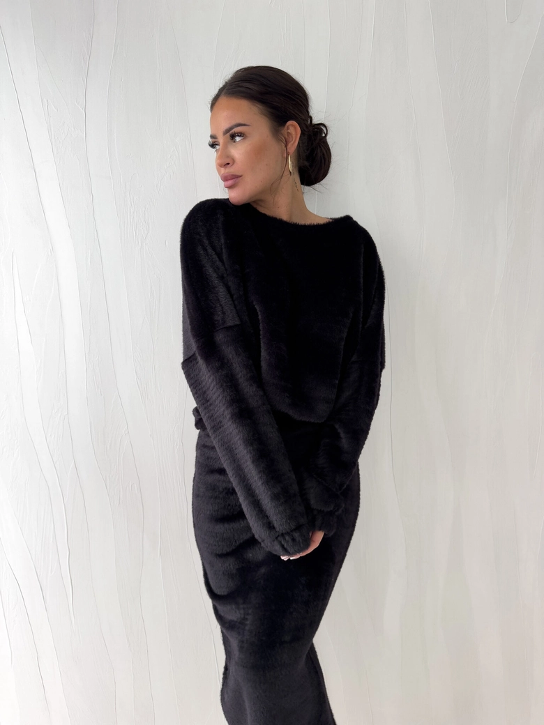 Komplet WINTER - czarny N19023