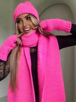 Komplet ALASKA - barbi róż