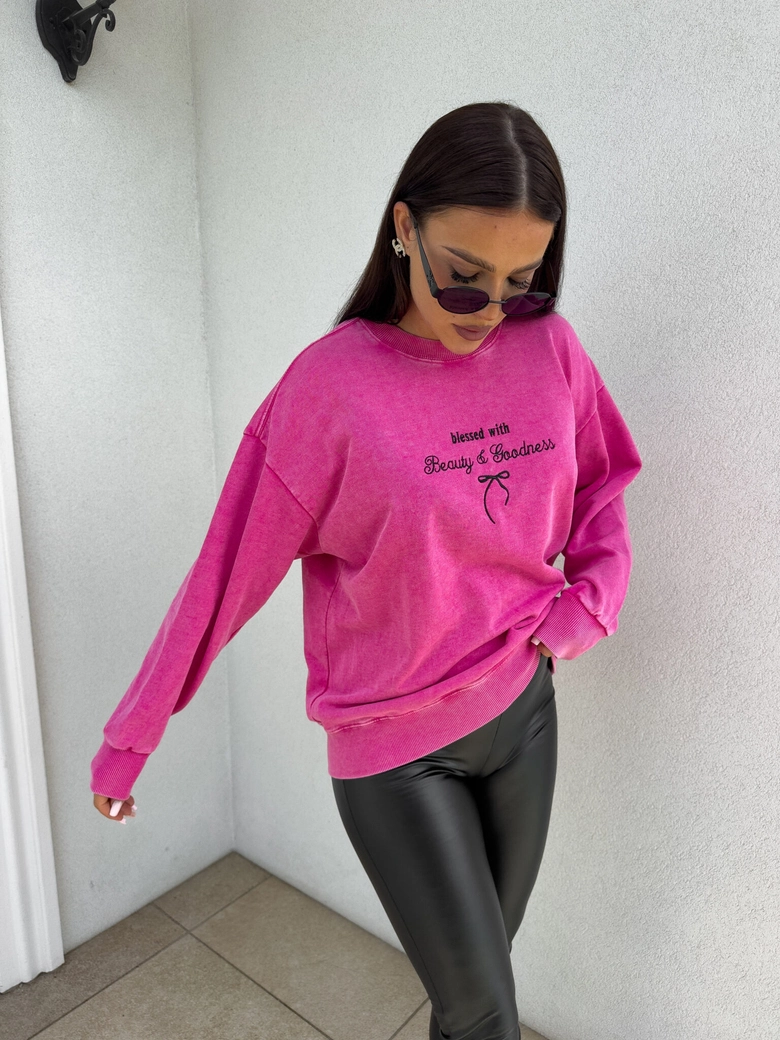 Bluza GOODNESS - różowa