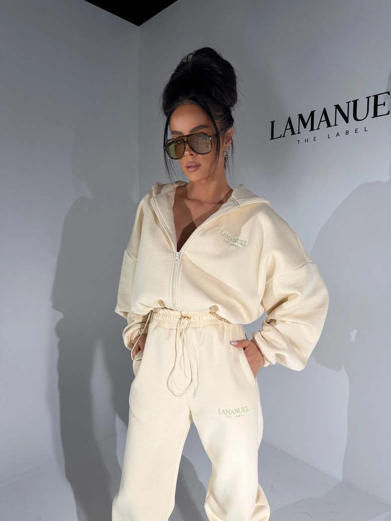 Spodnie FOODIE migdał